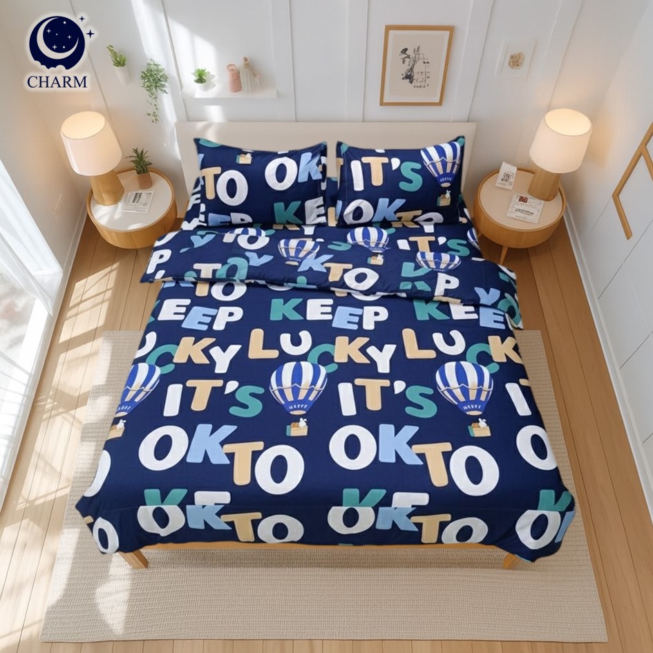 ชุดผ้าปูที่นอน 3.5 ฟุต 3 ชิ้น CHARM สี HAPPY BALLOON คอลเลคชั่น DREAMY_6